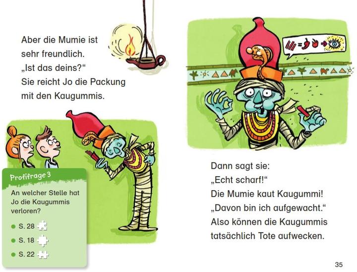 Image du produit Duden Leseprofi – Ein Kaugummi für die Mumie, 1. Klasse (Allemand, Alexandre de Knorre, Christian Tielmann, 2019)