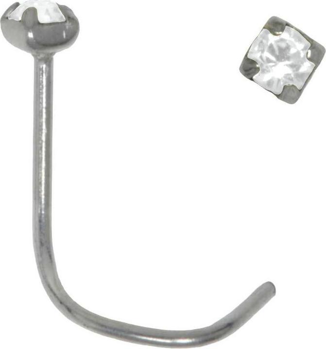 Produktbild Bijouteria Nasenpiercing (Silber 925, Kristall)