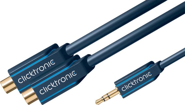 Image du produit Goobay Adaptateur Y MP3 (0.10 m, Jack 3,5 mm (AUX), RCA)