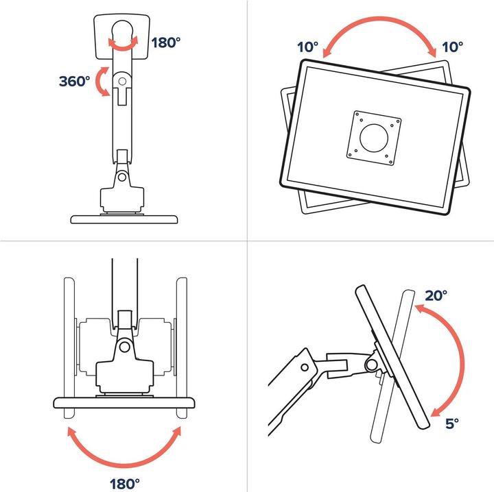 Actual product image Ergotron Hx (Table, 57")