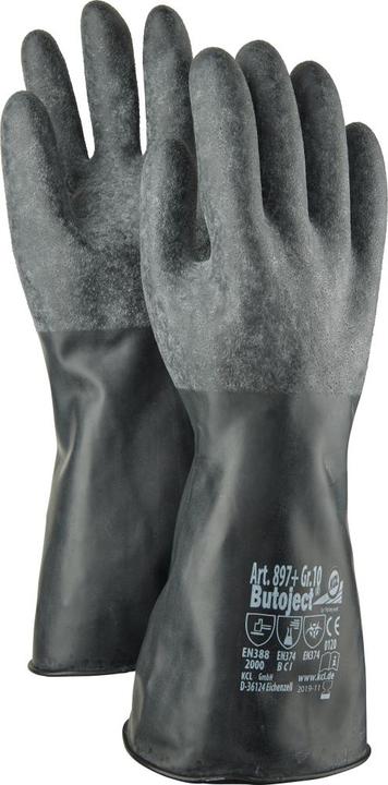 Honeywell KCL Handschuh Butoject 897 Gr. 9 (Butylkautschuk)