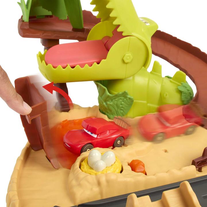 Produktbild Mattel Disney Pixar Cars DISNEY+ DINO PARK PLAYSET (SIOC)