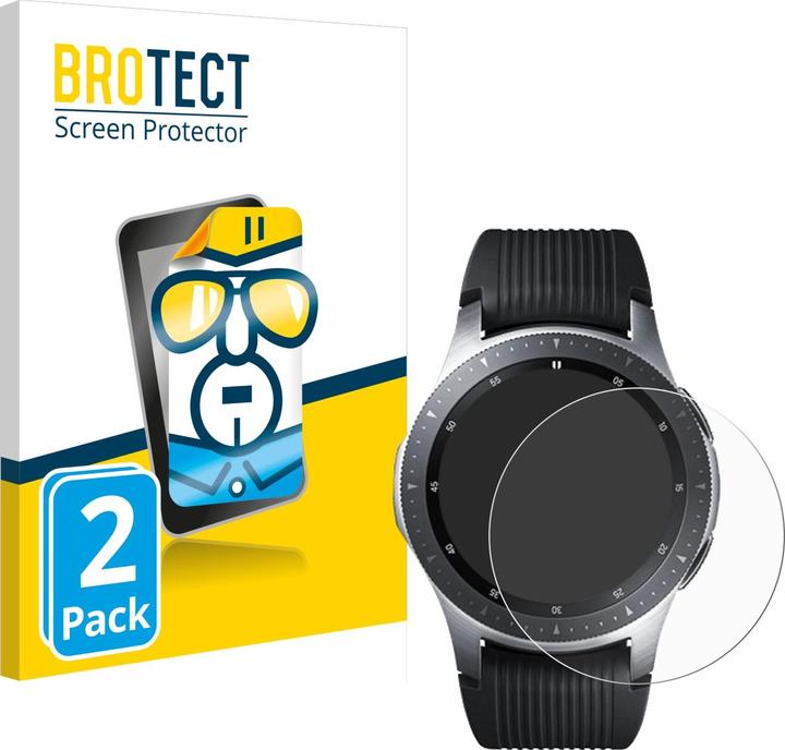 Actual product image BROTECT Screen Protector Clear (2 Piece, Watch 46mm)