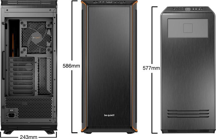 Productafbeelding be quiet! Dark Base Pro 900 rev.2 (ATX, mATX, Mini-ITX, E-ATX, XL-ATX)