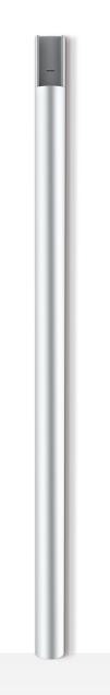 Immagine prodotto Multibrackets MB Canalina per cavi 50x1600, alluminio, bianco/1387 (Tubazione, 160 cm)