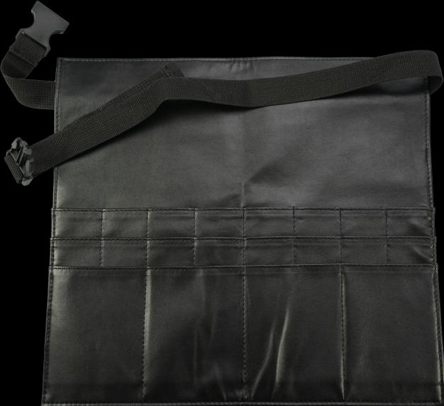 Visagisten-Tasche, Kunstleder, leer mit verstellbarem Trage- gürtel, Masse: 34 x 32 cm