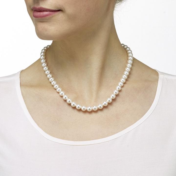Actual product image Heideman Pearl necklace No. 8 (100% stainless steel)