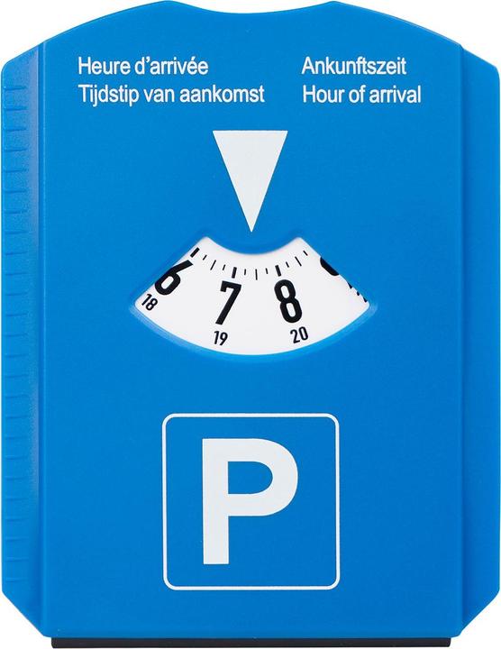 Image du produit Disque de stationnement avec gratte-glace, couteau à profiler et jeton d'achat