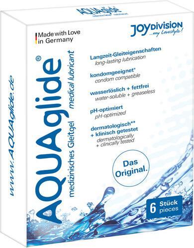 Joydivision Original AQUAglide neutral" 6x3ml neutral universal lubricant gel (18 ml)