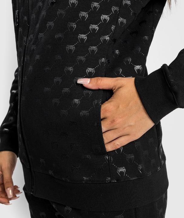 Actual product image Venum Monogram Hoodie - Black/Pink Gold - S (S)