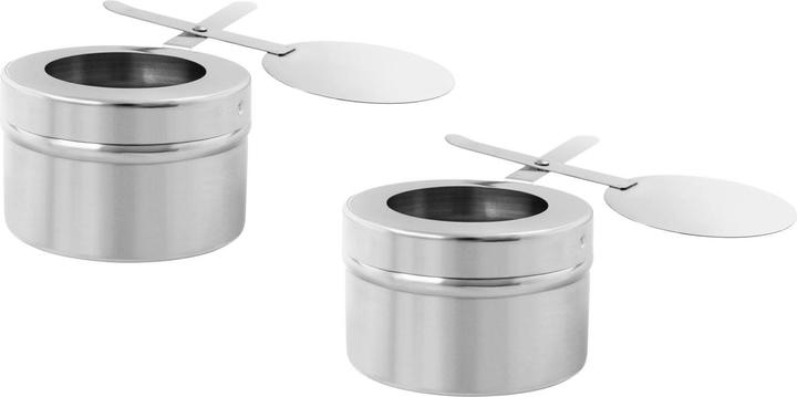 Produktbild Royal Catering Chafing Dish 9 l stromlos Wasserbad: 14 l Rechaud Wärmebehälter Speisenwärmer