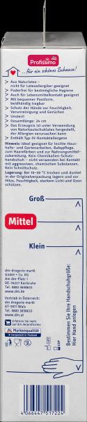 Image du produit dm Profissimo Gants jetables latex blanc moyen (M)