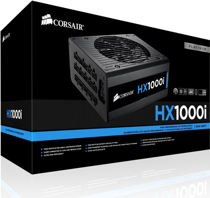 Actual product image Corsair HX1000i (1000 W)