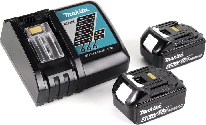Produktbild Makita BDA 351 RFJ Akku Winkelbohrmaschine 18V 13,5Nm + 2x Akku 3,0Ah + Ladegerät + Makpac (Akkubetrieb)