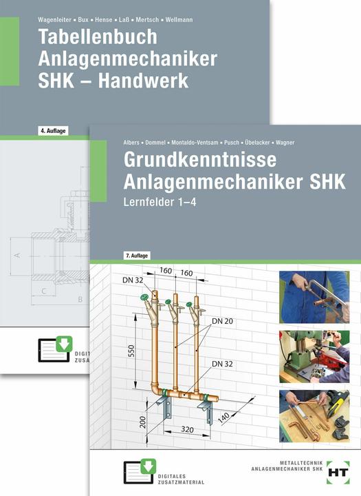 Produktbild Wagner:Paketangebot Der SHK-Einsteiger (Deutsch, Eugen/Pusch, Josef/Übelacker, Peterua, Wagner, 2025)
