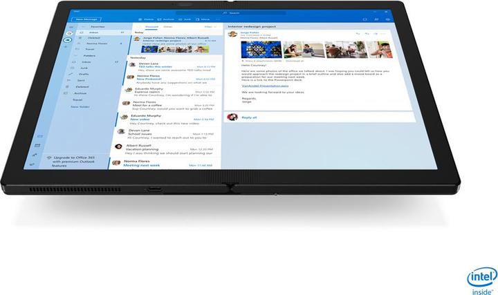 Actual product image Lenovo ThinkPad X1 Fold G1 (13.30", Intel Core i5-L16G7, 8 GB, 512 GB, DE)