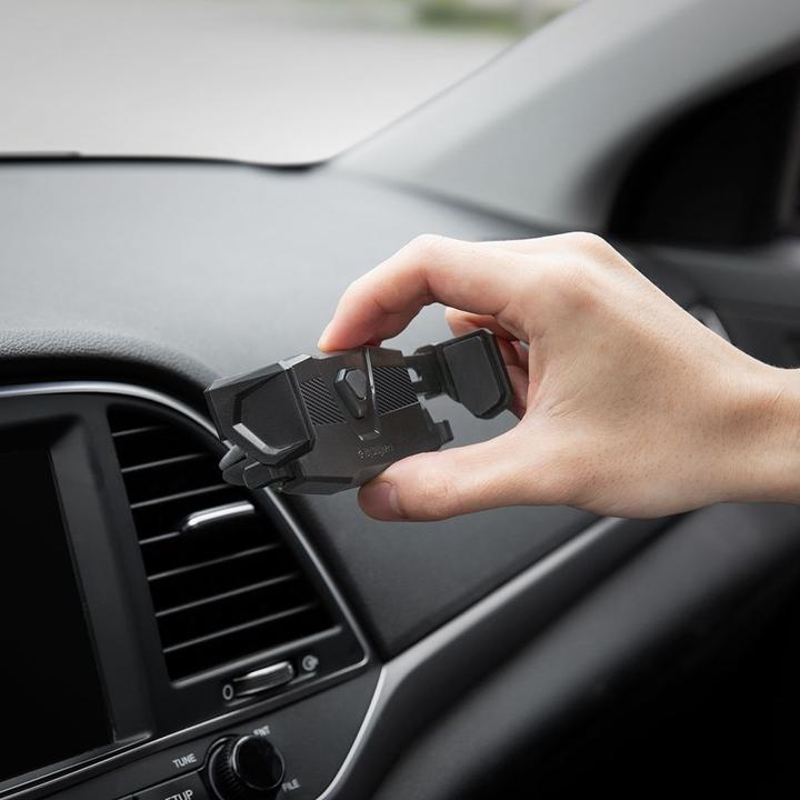 Actual product image Spigen Click.R Vent Car Mount Black