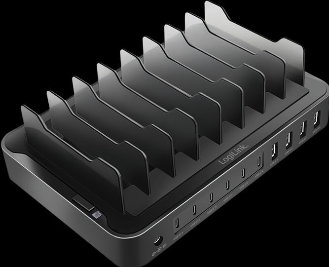 Produktbild LogiLink USB-C Ladestation (120 W)