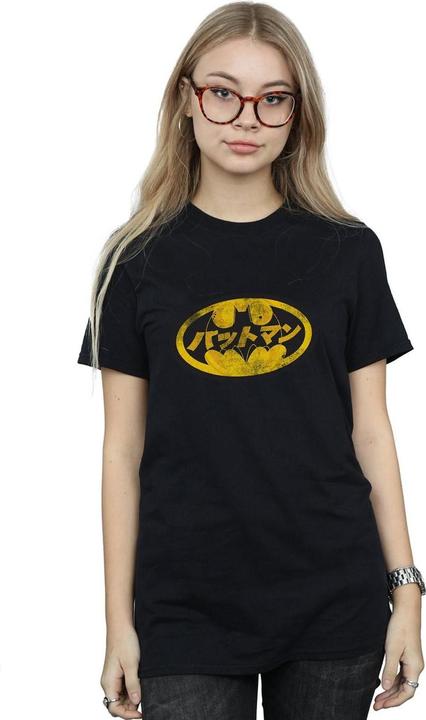 Immagine prodotto Batman Maglietta Ampia Logo Giapponese Donna (S)