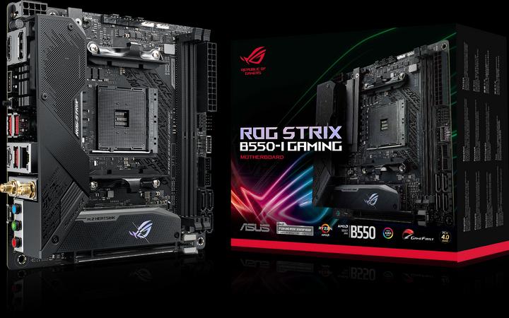 Actual product image ASUS ROG STRIX B550-I GAMING (AM4, AMD B550, Mini-ITX)