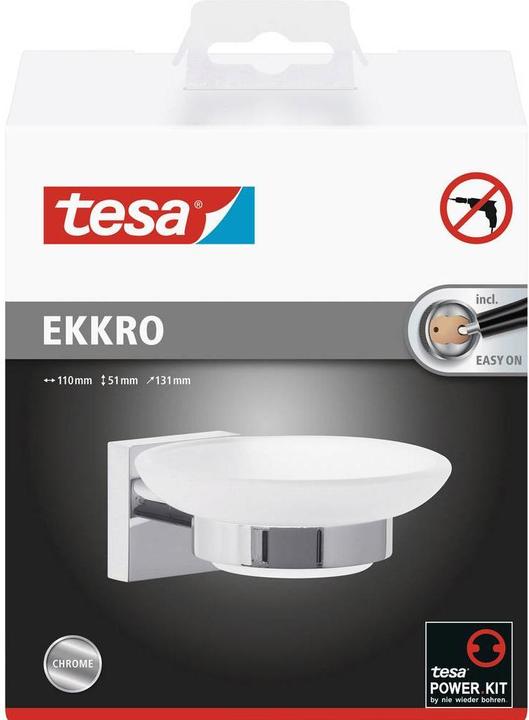 Produktbild tesa EKKRO Seifenhalter inkl. Klebelösung ohne Bohren