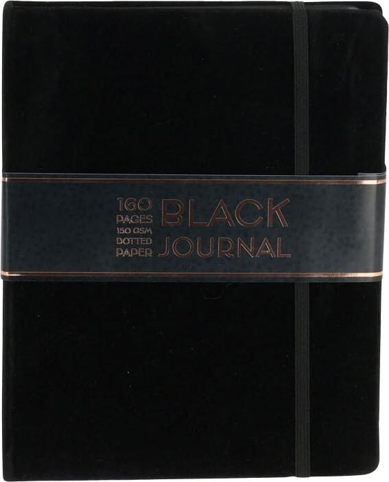 Actual product image Bullet Journal Black, 17x22cm (17 x 22 cm)