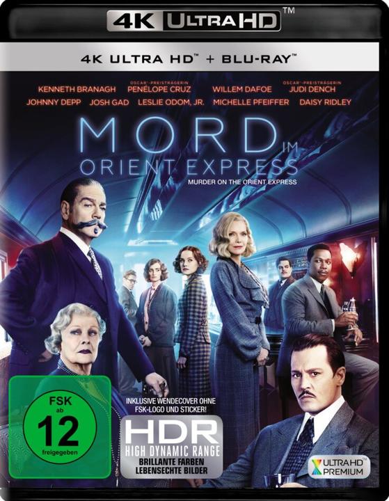 Immagine prodotto Assassinio sull'Orient Express (4k Blu-ray, 2017, Tedesco)