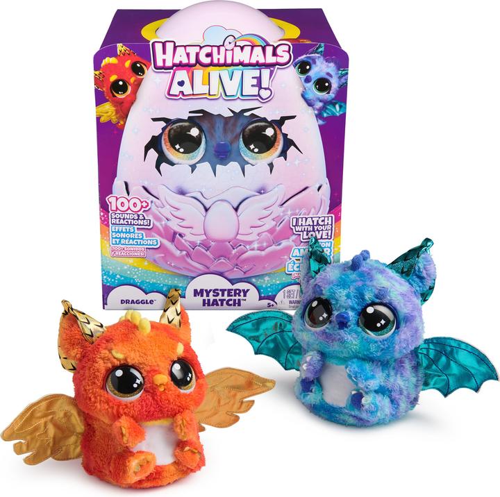 Hatchimals EGG Big Egg Secret Hatch Draggle