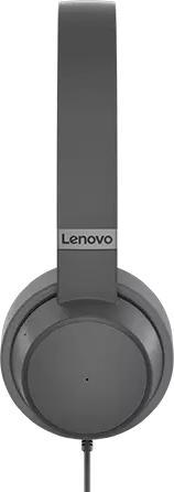 Produktbild Lenovo GXD1C99243 headphones/headset Wired Head-band Calls/Music USB Type-C Grey (ANC, Kabelgebunden)