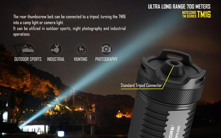 Actual product image Nitecore Tm16 (18.20 cm, 4000 lm)