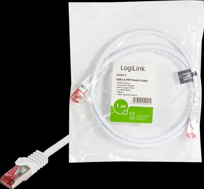 Produktbild LogiLink Netzwerkkabel (S/FTP, CAT6, 0.25 m)
