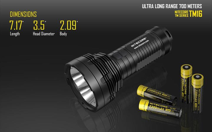 Actual product image Nitecore Tm16 (18.20 cm, 4000 lm)
