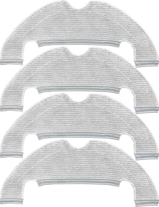 Actual product image Plutoos 4-piece wiping cloths spare part for Dreame D10 Plus / Z10 Pro / L10 Plus robot hoover accessories