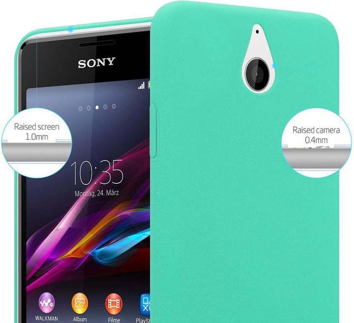 Actual product image Cadorabo Hard Cover Frosty Cover (Sony Xperia E1)