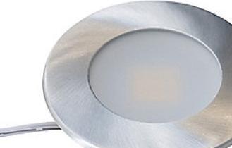 Actual product image Nordtronic Alina Kabinetbelysning 350mA 2,2W 3000K 210lm Børstet alu Round
