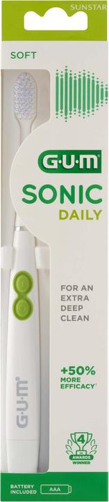 Immagine prodotto GUM Sonic Daily brosse à dent électrique blanc (Spazzolino sonico)