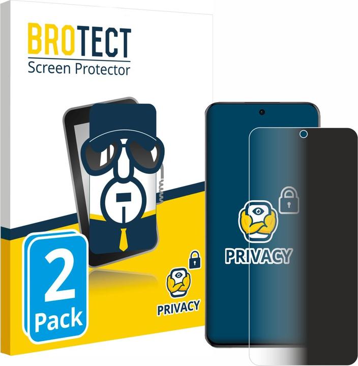 Actual product image BROTECT Anti-spy privacy film Blue light protection film (2 Piece, Realme 12 Pro+)