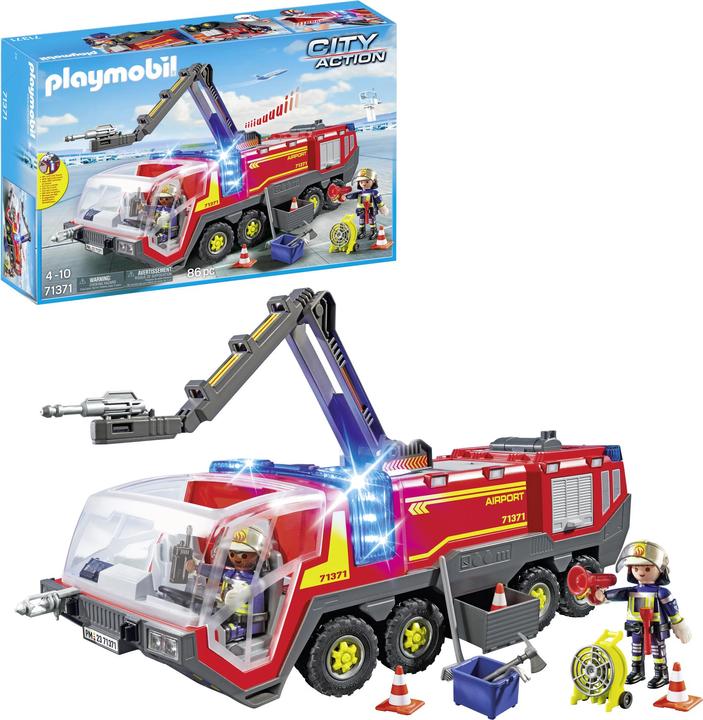 Produktbild Playmobil Flughafenlöschfahrzeug (71371, Playmobil City Action)