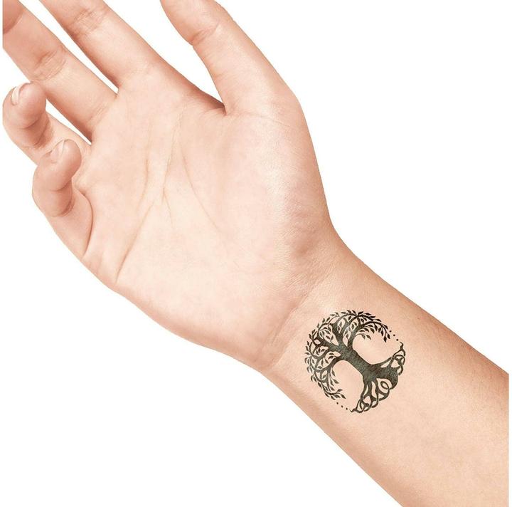 Actual product image Ladot Tattoo Stamp Tree of Life Large