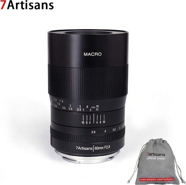 Immagine prodotto 7artisans 60 mm F2.8 Macro EOS M (Canon EF-M, APS-C / DX)