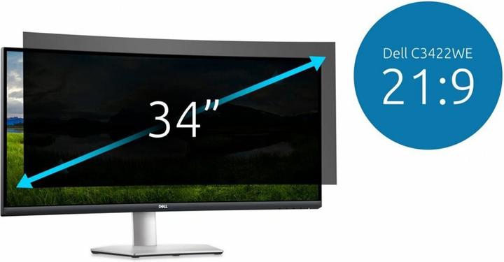 Image du produit Kensington Filtre anti-regard 2 voies 34" Dell C3422WE w21:9 (33.98", 21 : 9)