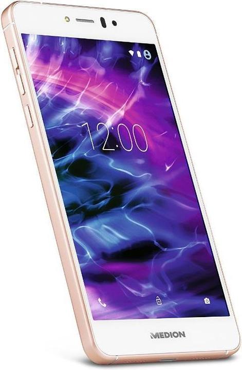 Image du produit Medion Life X5020 (32 Go, Blanc, Roses, 5", Double SIM, 13 Mpx, 4G)