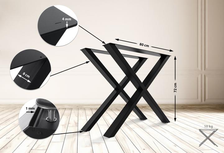 Actual product image CLP Swift table legs