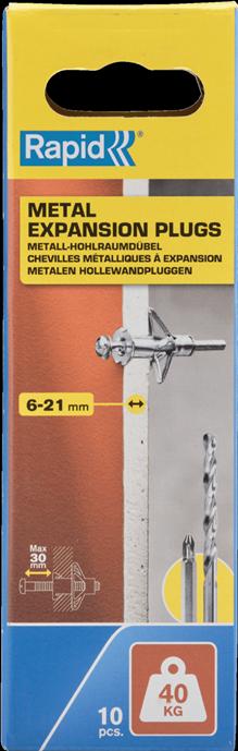 Produktbild Rapid Metall-Hohlraumdübel (10 Stk.)