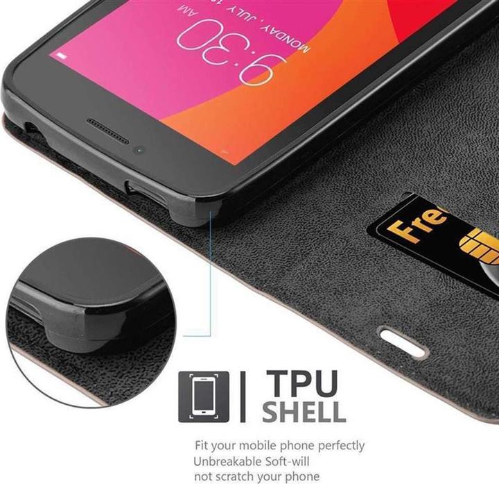 Actual product image Cadorabo Book Invisible Magnet Cover (Lenovo A Plus)
