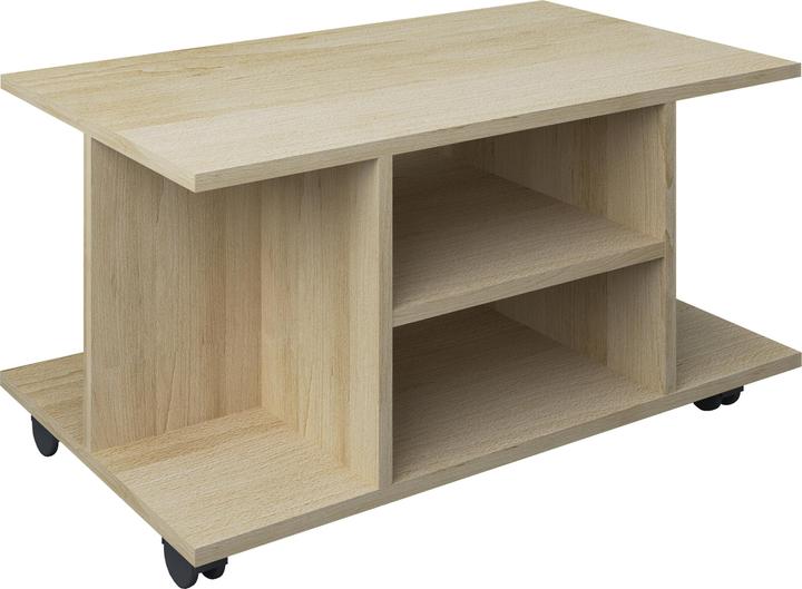 Immagine prodotto VCM Mobili TV in legno con rotelle Mobile TV Tavolo Consolle Rollabile Tavolo TV Findalo (80 x 40 x 40 cm)