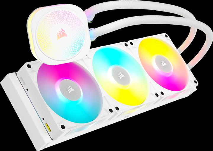 Actual product image Corsair iCUE LINK TITAN 360 RX RGB White AIO, 360mm Radiator, Liquid CPU Cooler