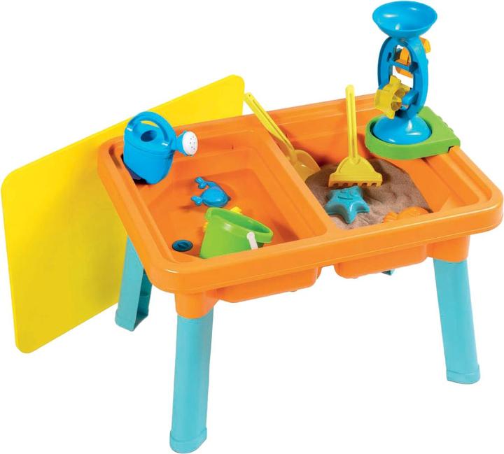 Androni Sand- und Wassertisch mit Wassermühle, 10-tlg.