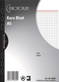 Image du produit Chronoplan Feuille à carreaux (A5, Allemand)
