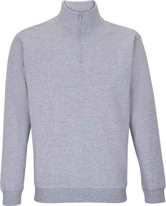 Sols Conrad Sweatshirt mit kurzem Reissverschluss